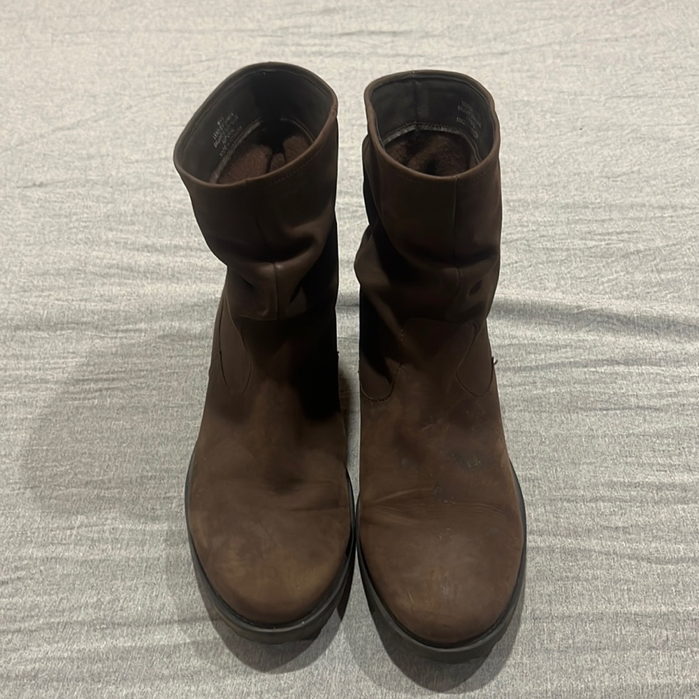 Steve Madden Womens Leather Boots Size 8